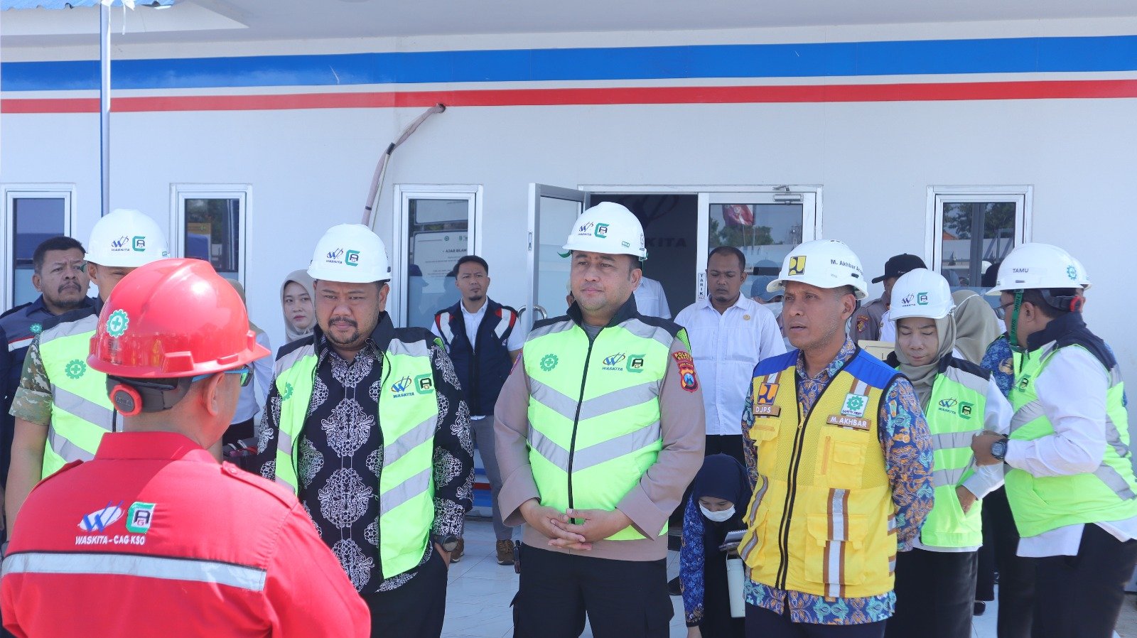Kapolres Gresik Bersama Forkopimda Tinjau Progres Pembangunan Sekolah Rakyat di Sidayu