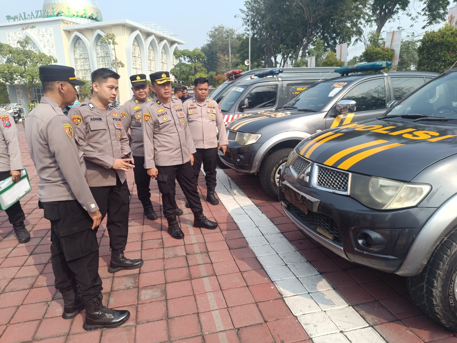 Polres Gresik Jalani Pemeriksaan Kendaraan Operasional dan Alsus, Jamin Pelayanan Tetap Optimal