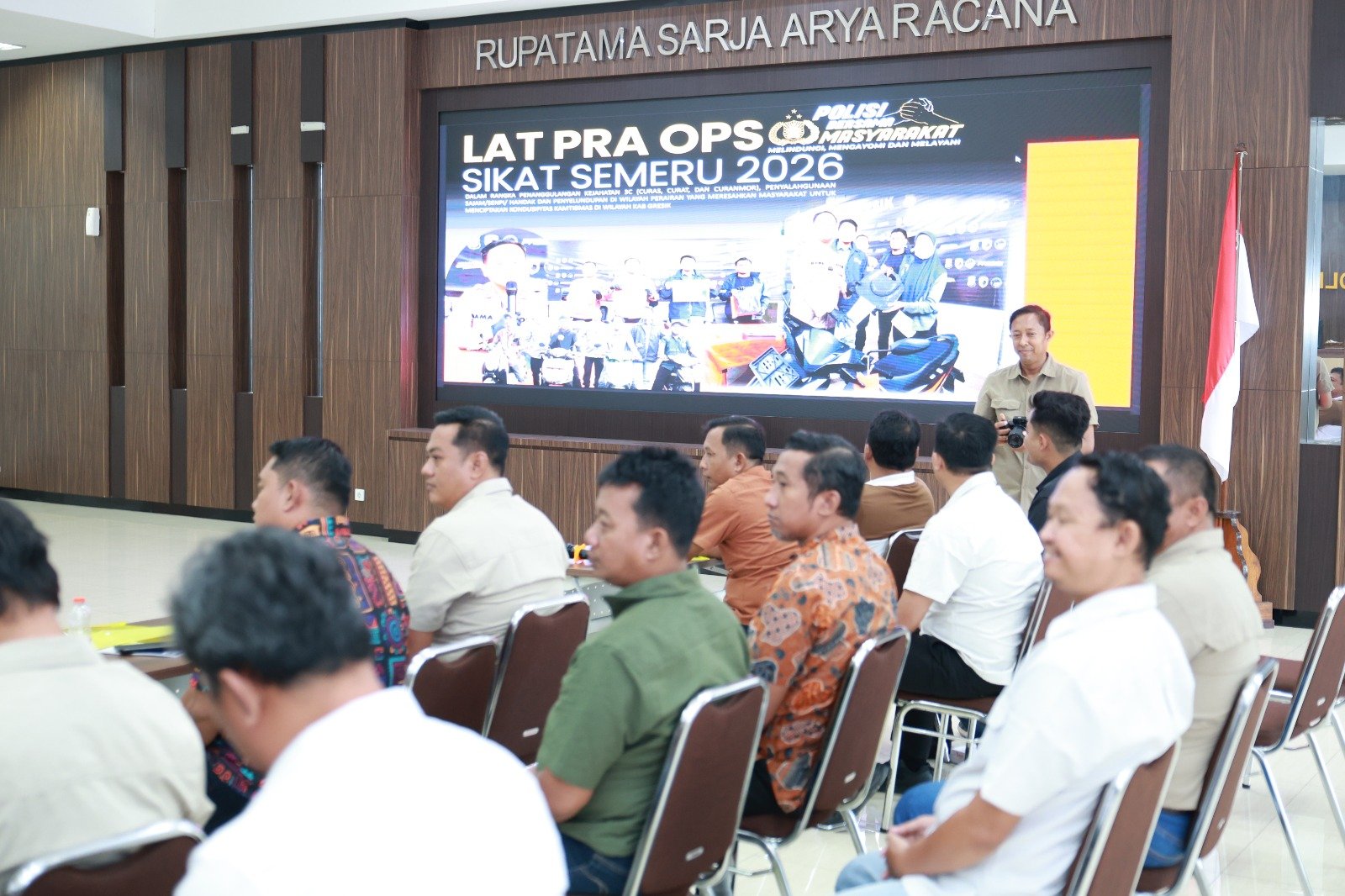 Polres Gresik Gelar Lat Pra Operasi Sikat Semeru 2026, Berantas Curanmor demi Rasa Aman Masyarakat